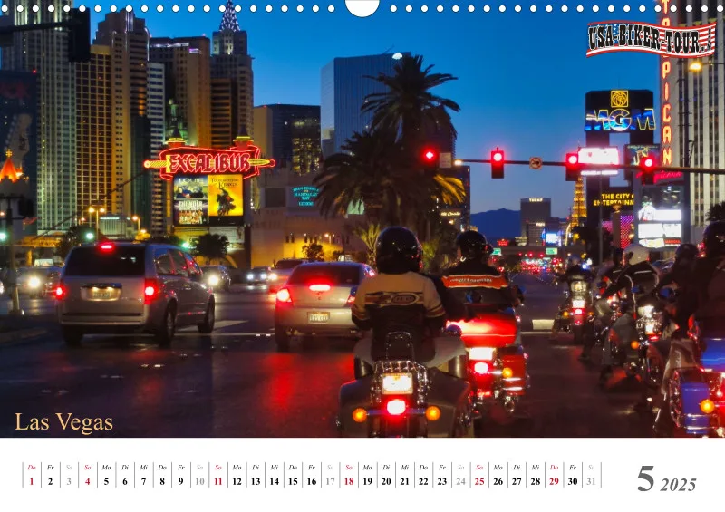 Fotokalender Bikers American Dream Wild-West 2025