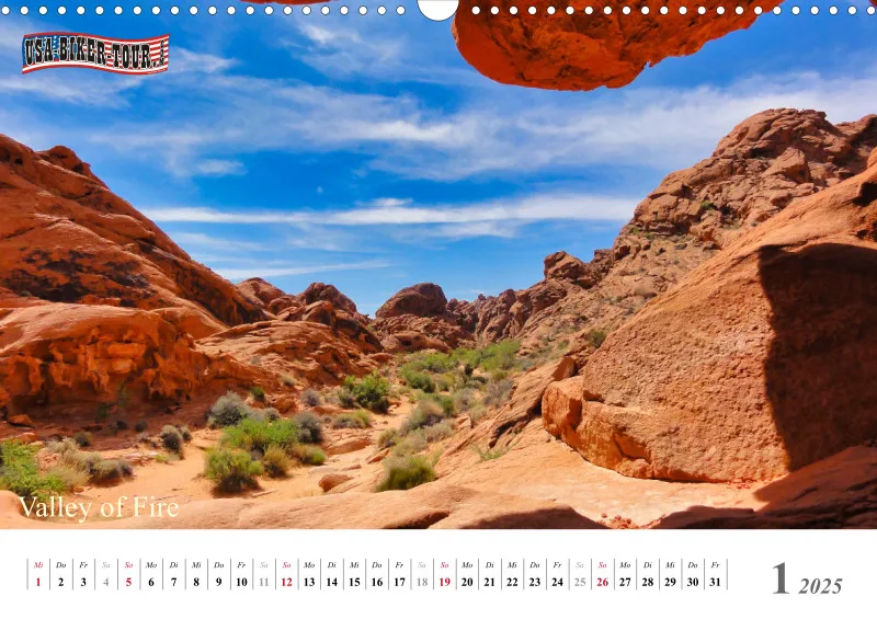 Fotokalender Bikers American Dream Wild-West 2025