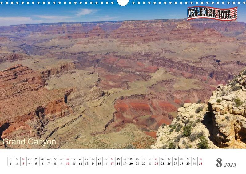 Fotokalender Bikers American Dream Wild-West 2025