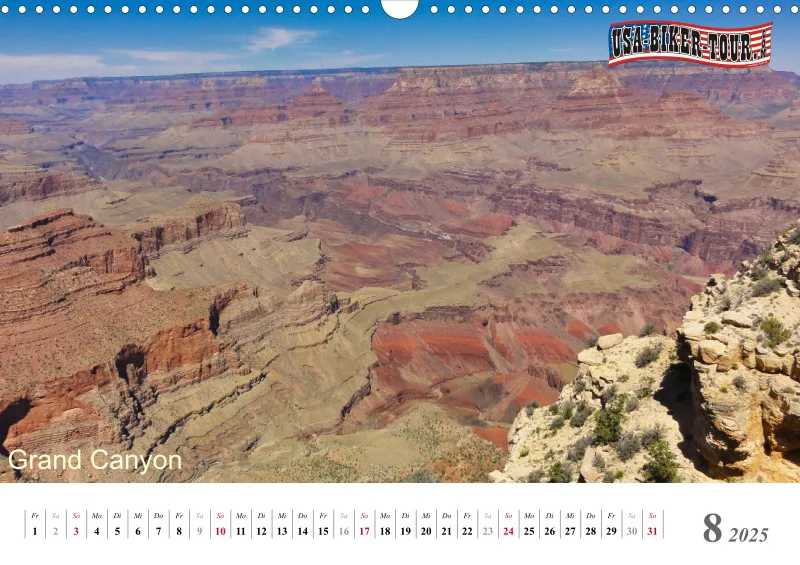 Fotokalender Bikers American Dream Wild-West 2025