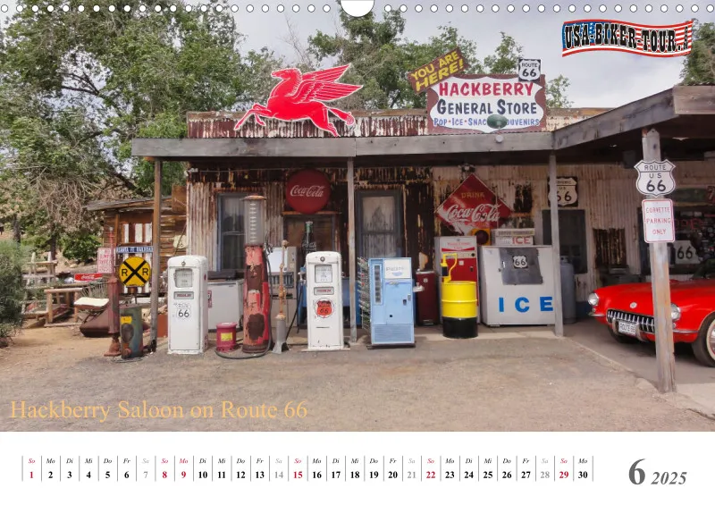 Fotokalender Bikers American Dream Wild-West 2025