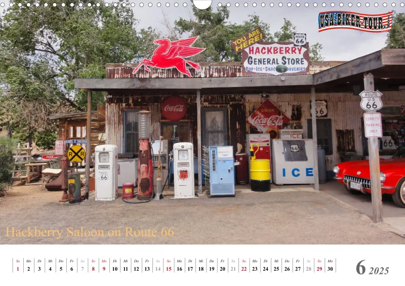 Fotokalender Bikers American Dream Wild-West 2025