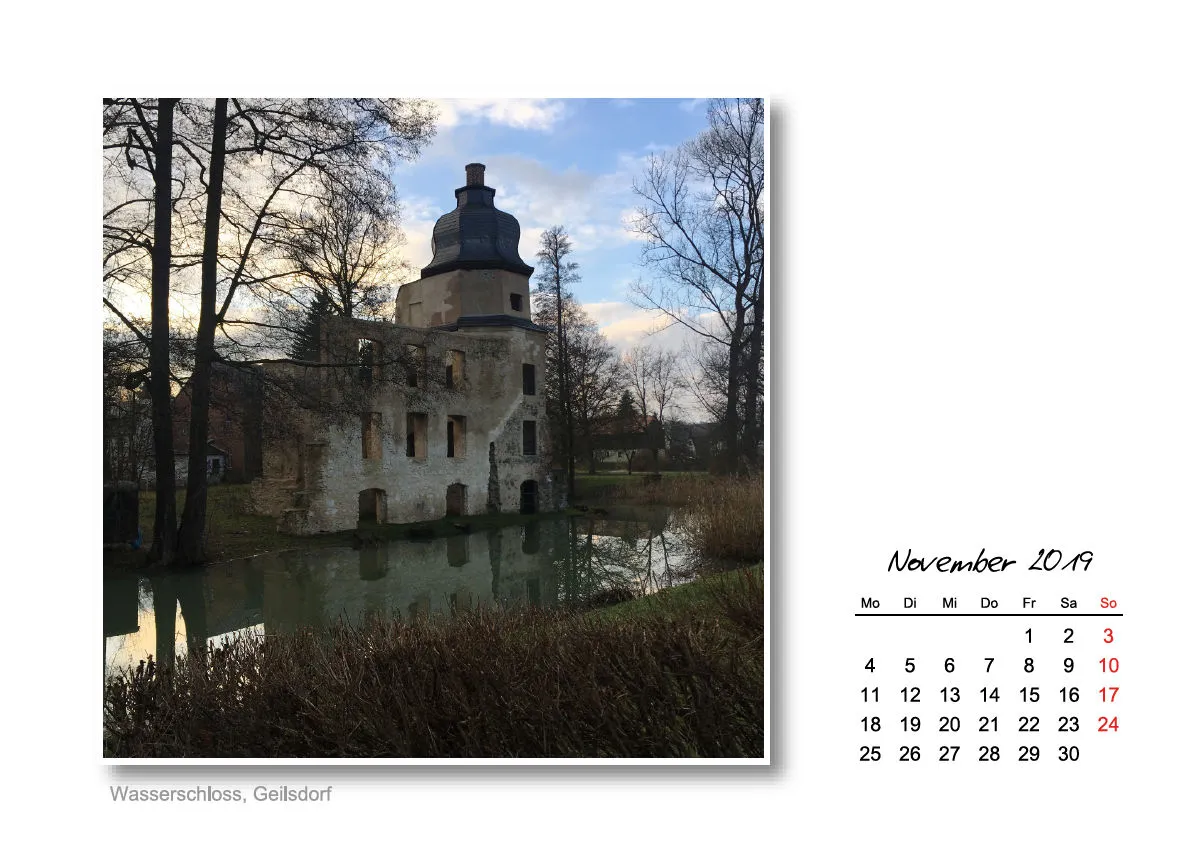 Tischkalender Vogtland 2019 - A5 - Querformat - 14 Seiten - Spiralbindung