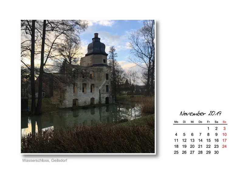 Tischkalender Vogtland 2019 - A5 - Querformat - 14 Seiten - Spiralbindung