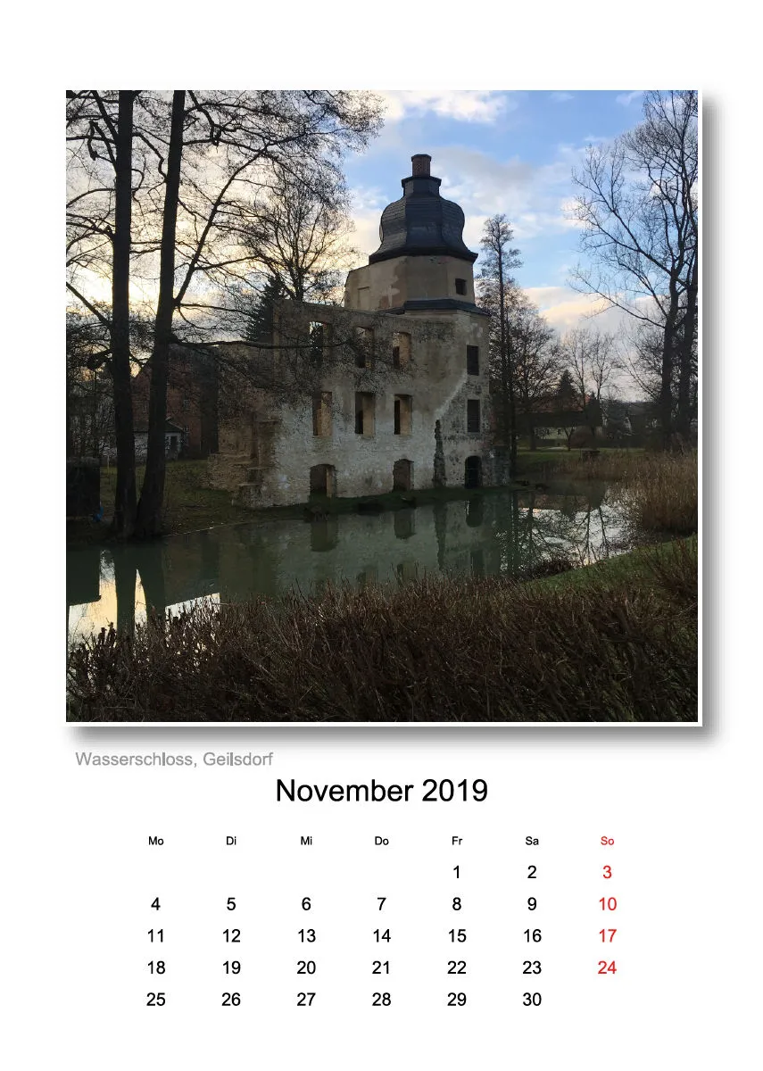 A4 - Vogtland-Kalender 2019 - 14 Seiten - Spiralbindung
