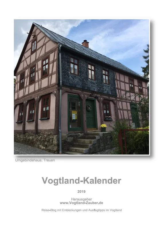 A3 - Vogtland-Kalender 2019 - 14 Seiten - Spiralbindung