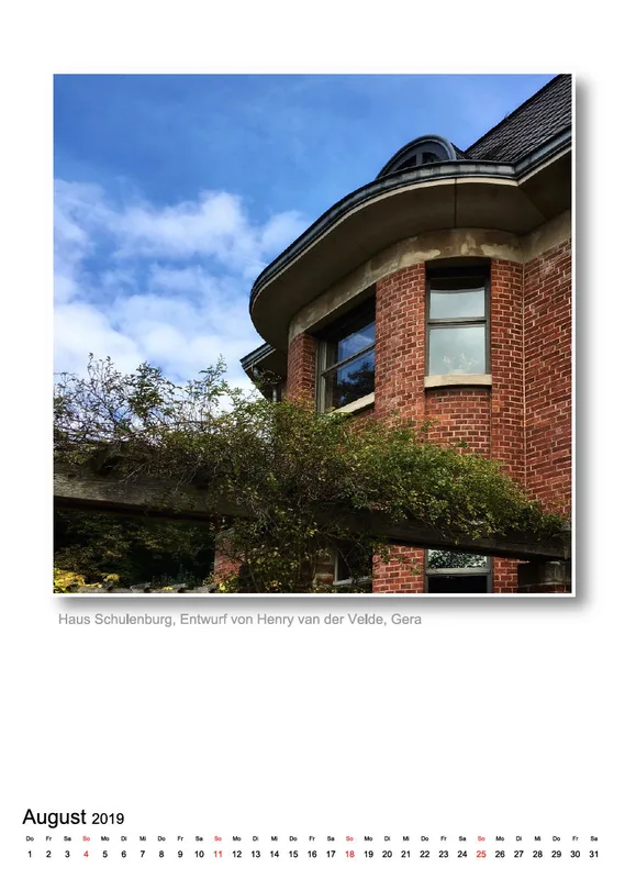A3 - Vogtland-Kalender 2019 - 14 Seiten - Spiralbindung
