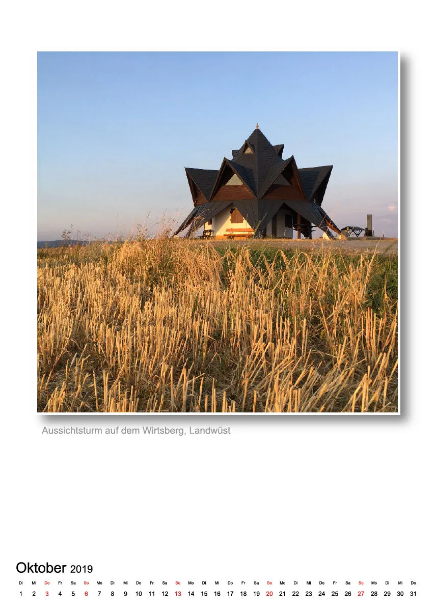 A3 - Vogtland-Kalender 2019 - 14 Seiten - Spiralbindung