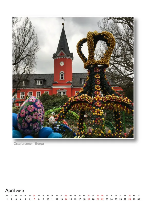 A3 - Vogtland-Kalender 2019 - 14 Seiten - Spiralbindung