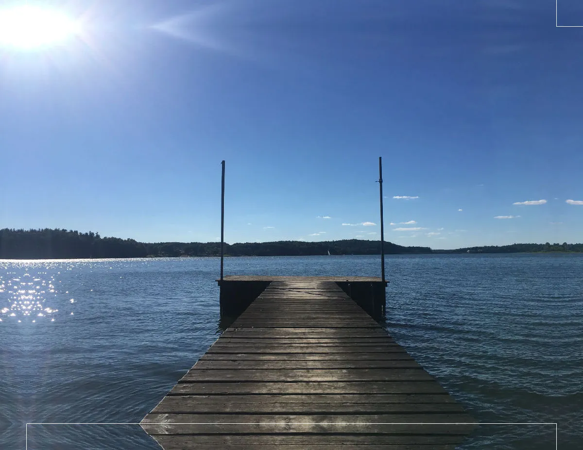 Foto-Leinwand / Abbildung der Talsperre Pöhl