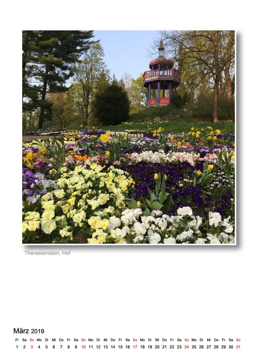 A5 - Vogtland-Kalender 2019 - 14 Seiten - Spiralbindung