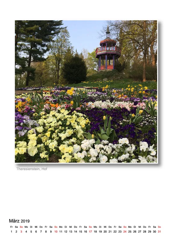 A5 - Vogtland-Kalender 2019 - 14 Seiten - Spiralbindung