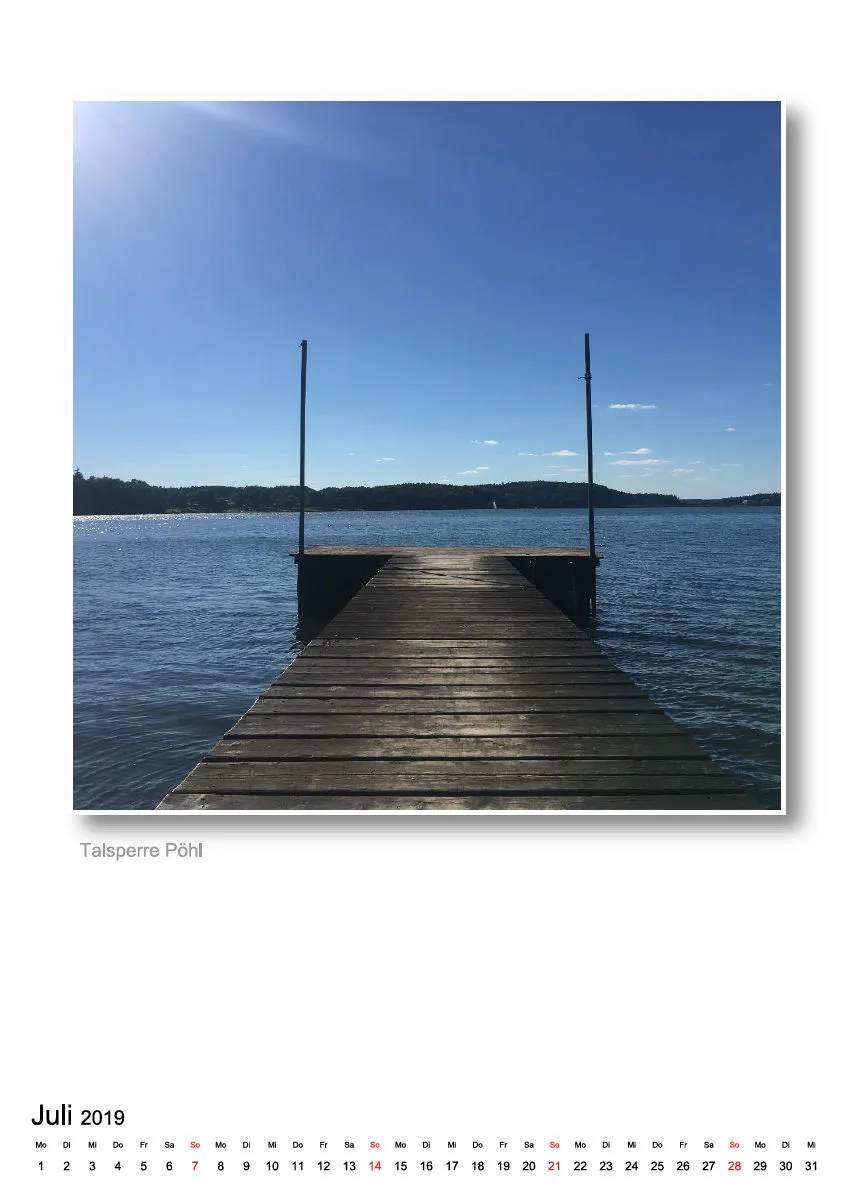 A3 - Vogtland-Kalender 2019 - 14 Seiten - Spiralbindung