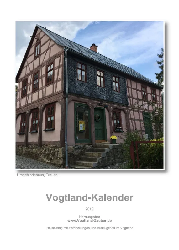 A5 - Vogtland-Kalender 2019 - 14 Seiten - Spiralbindung