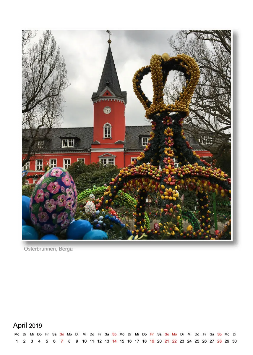 A5 - Vogtland-Kalender 2019 - 14 Seiten - Spiralbindung