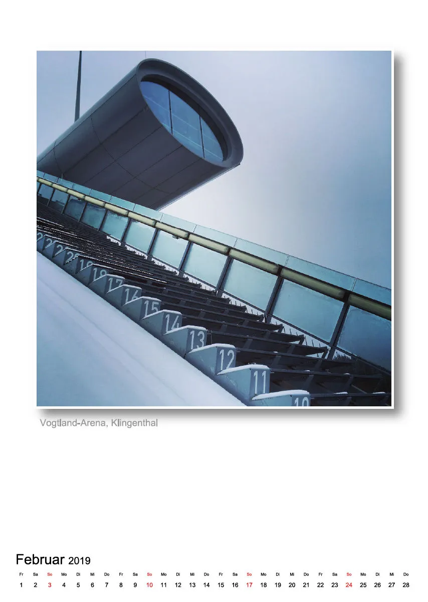 A3 - Vogtland-Kalender 2019 - 14 Seiten - Spiralbindung