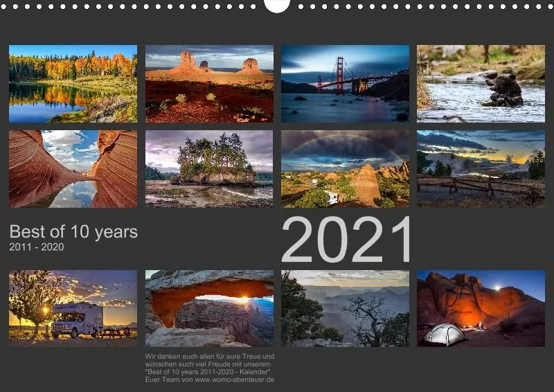 Womo-Abenteuer 2021 - best of 2011-2020